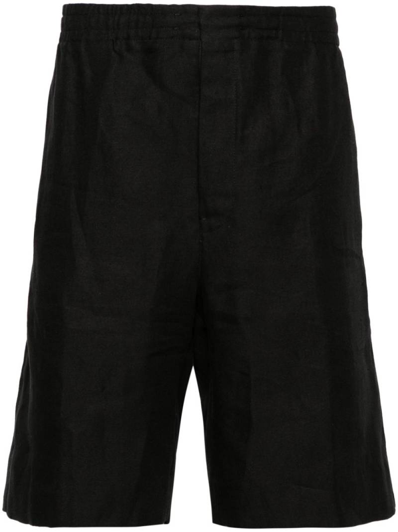 Zegna Oasi Lino linen shorts - Black von Zegna