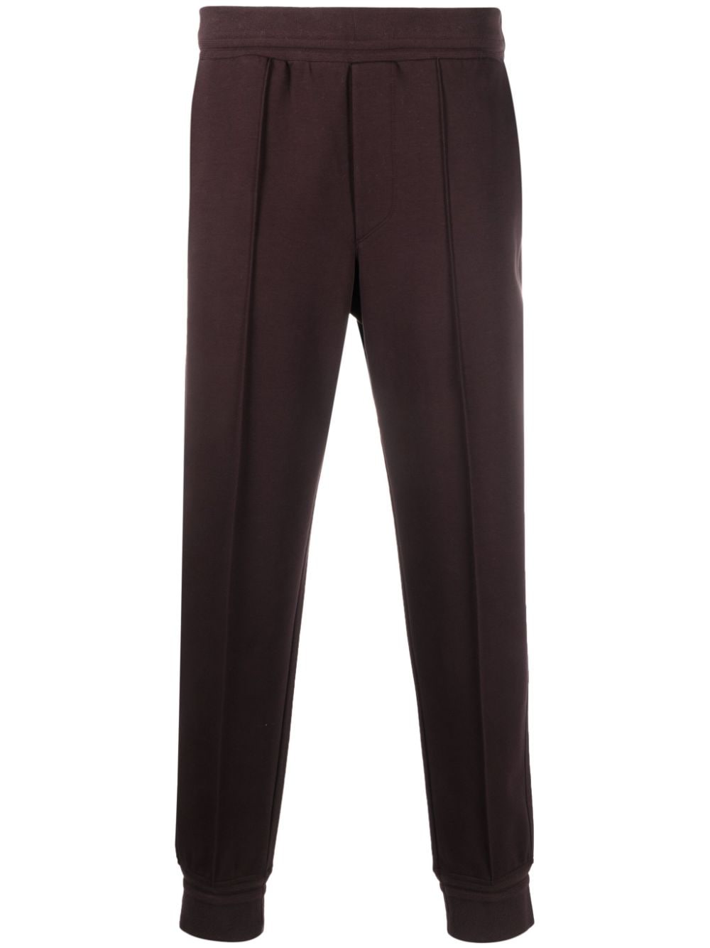 Zegna logo-embossed track trousers - Brown von Zegna