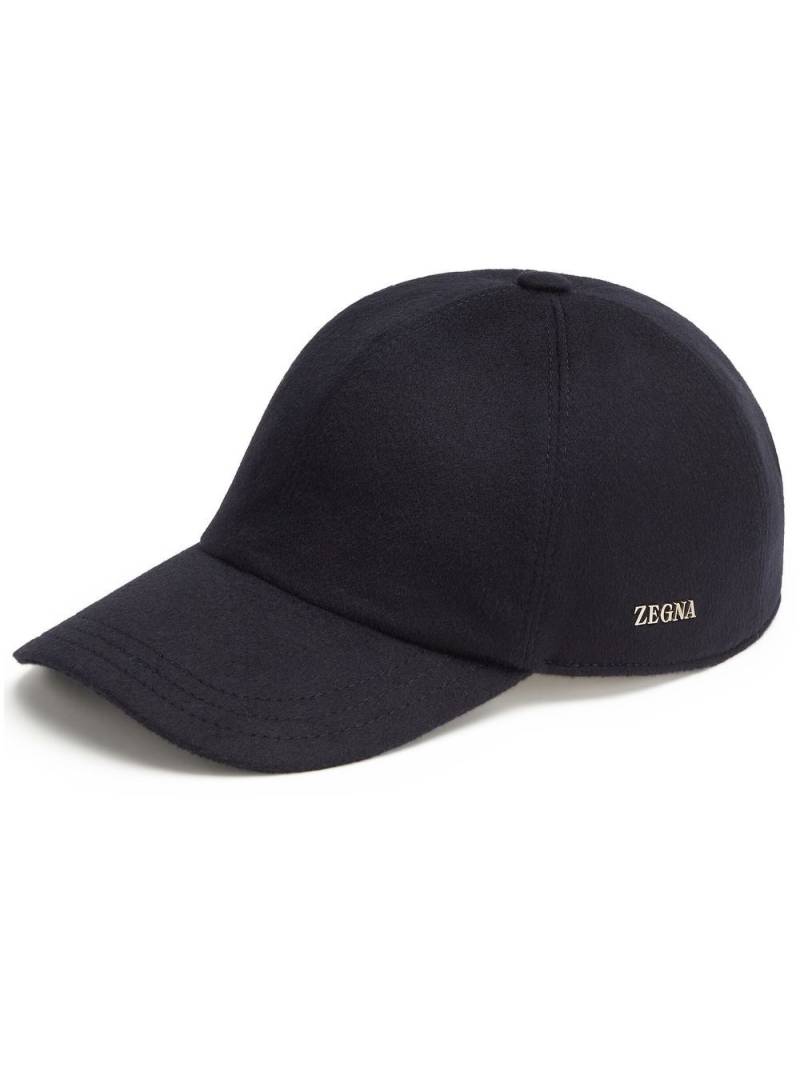 Zegna Oasi cashmere baseball cap - Blue von Zegna