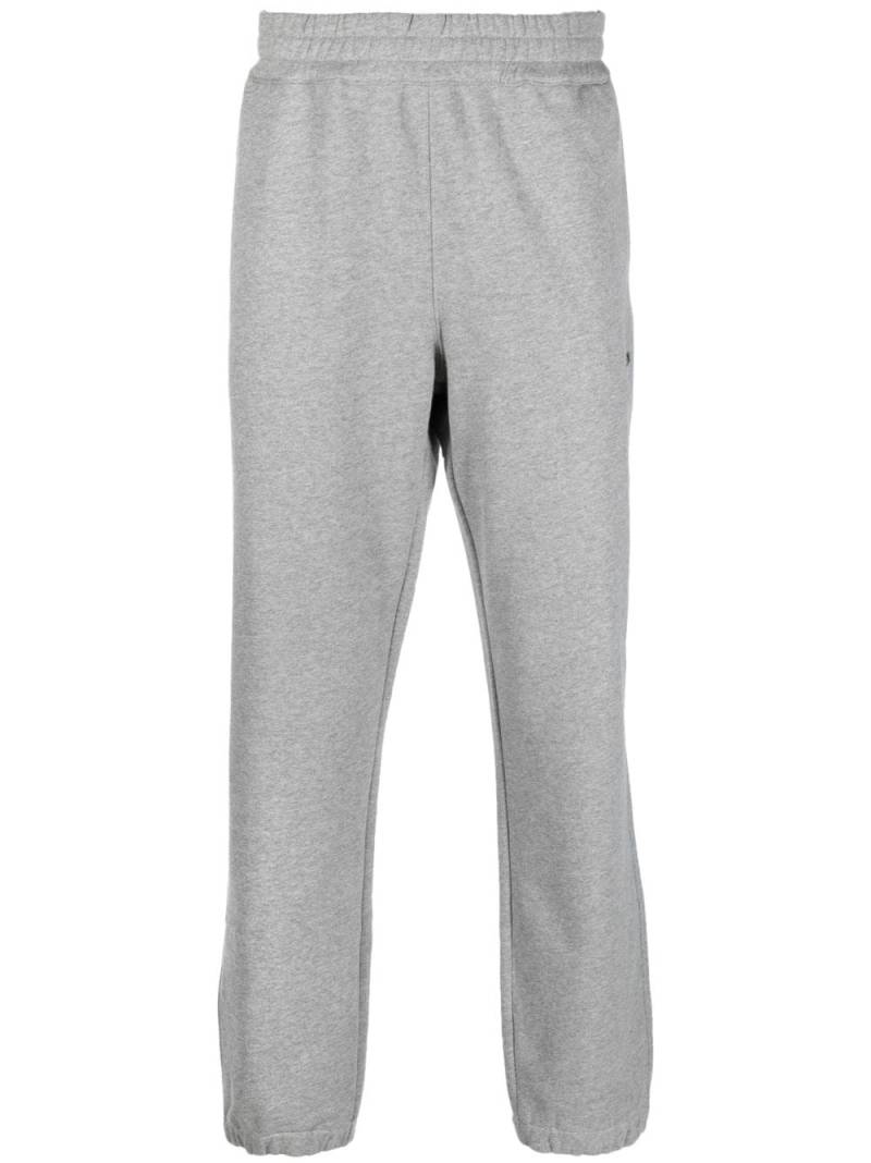 Zegna logo-print cotton track pants - Grey von Zegna