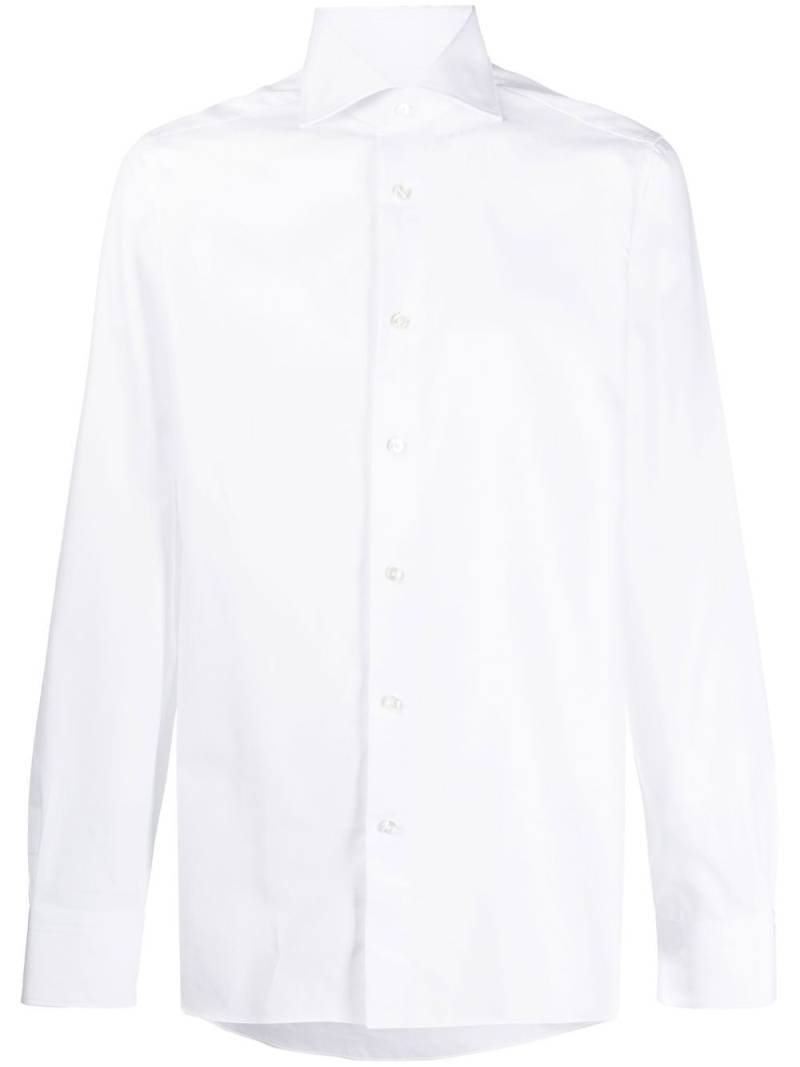 Zegna long-sleeve button-up shirt - White von Zegna