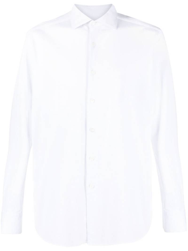 Zegna long-sleeve cotton shirt - White von Zegna