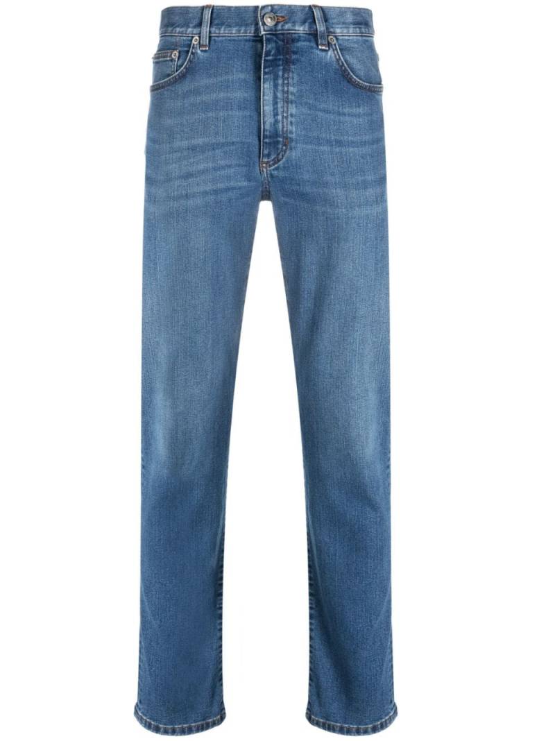 Zegna mid-rise straight-leg jeans - Blue von Zegna