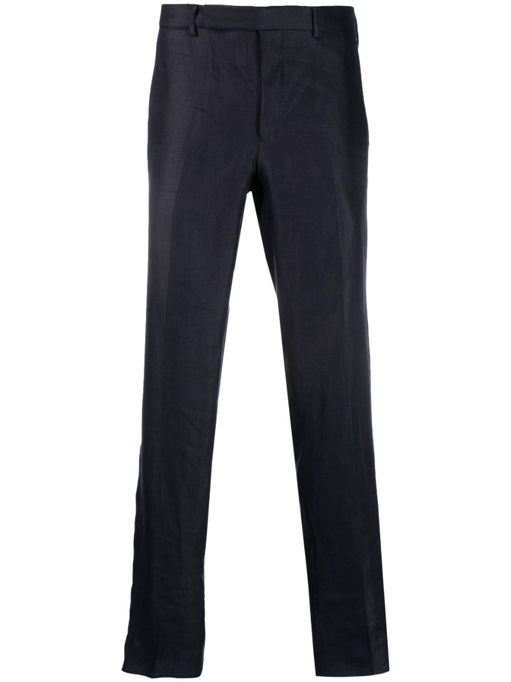 Zegna mid-rise straight-leg trousers - Blue von Zegna