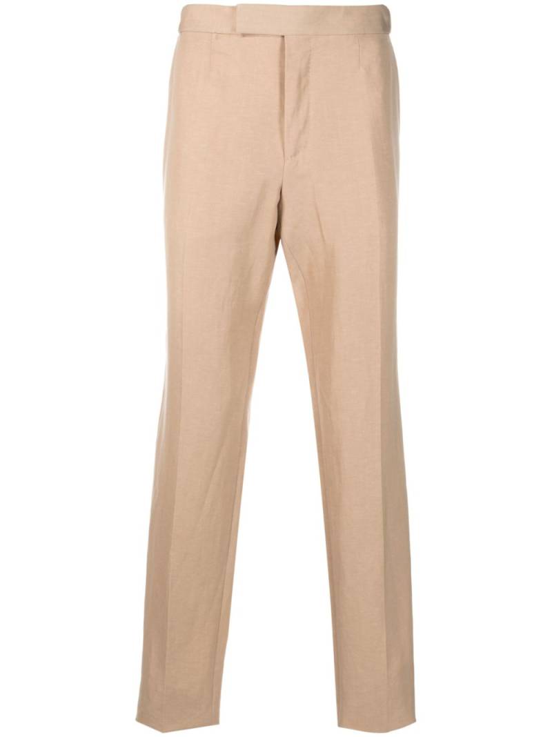 Zegna mid-rise straight-leg trousers - Neutrals von Zegna