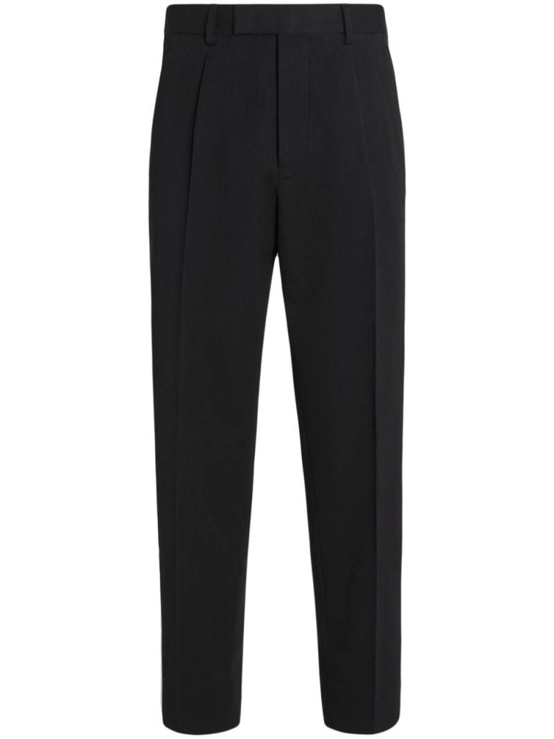 Zegna mid-rise tailored trousers - Black von Zegna