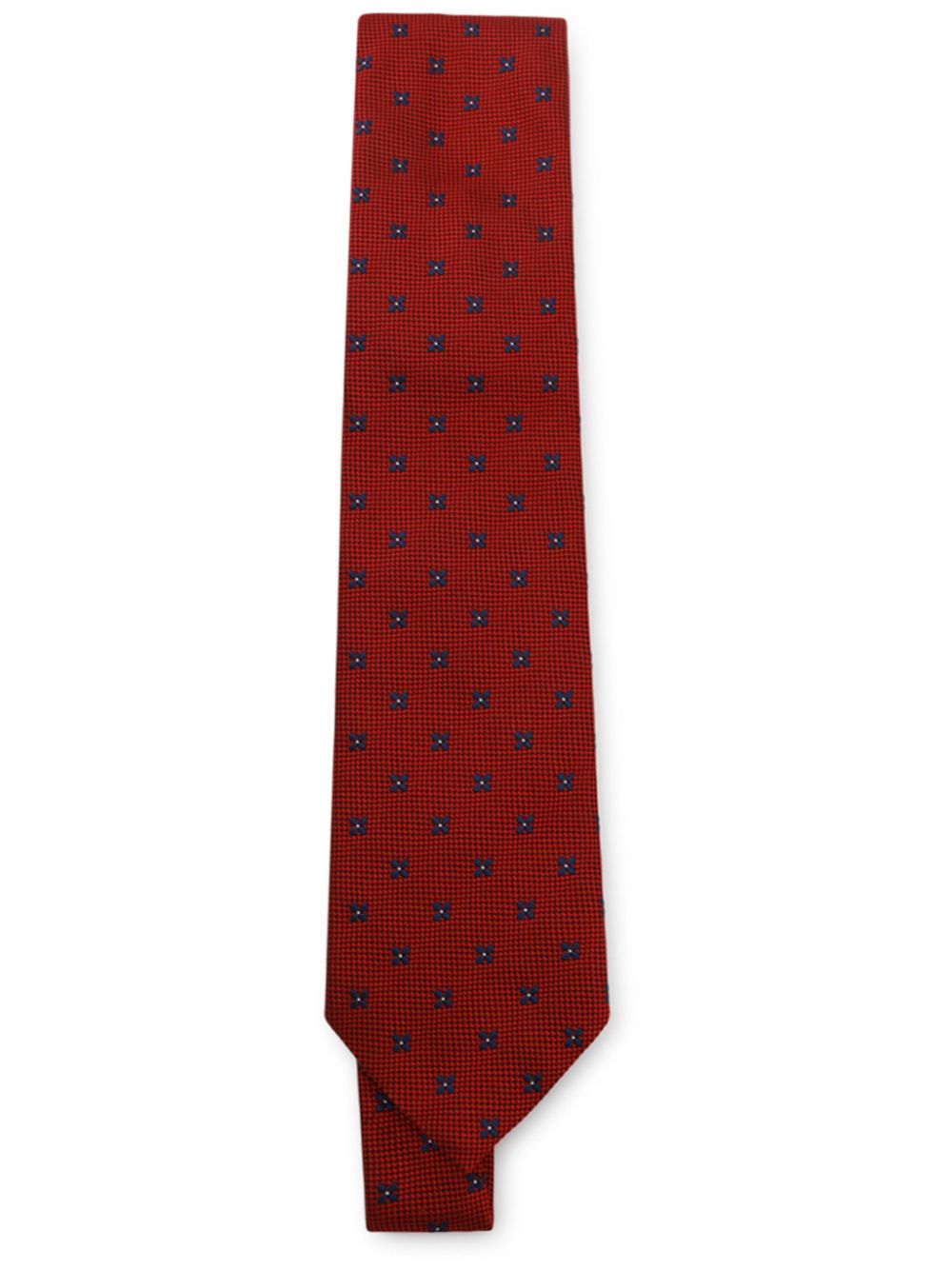 Zegna patterned-jacquard tie - Red von Zegna