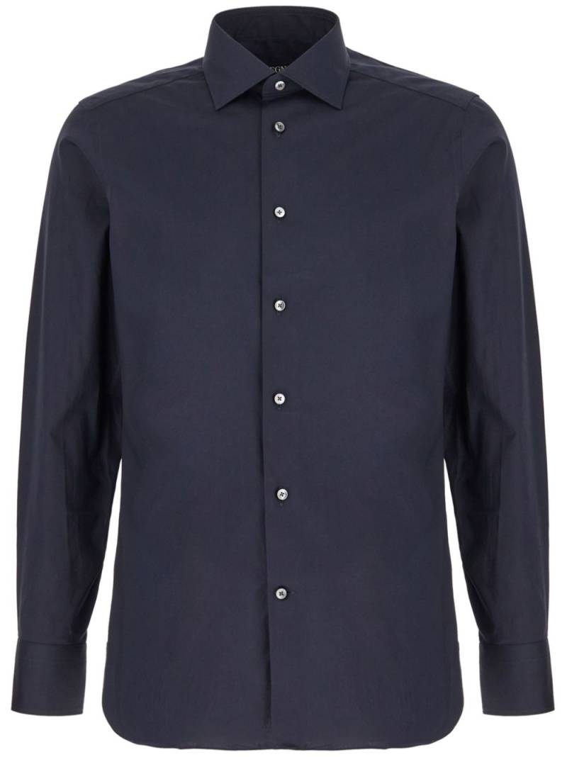 Zegna poplin shirt - Blue von Zegna