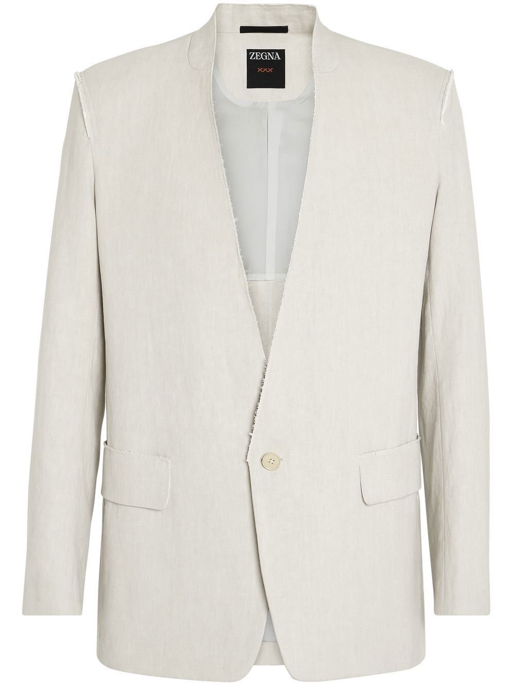 Zegna Pure Linen Fashion Show jacket - Neutrals von Zegna