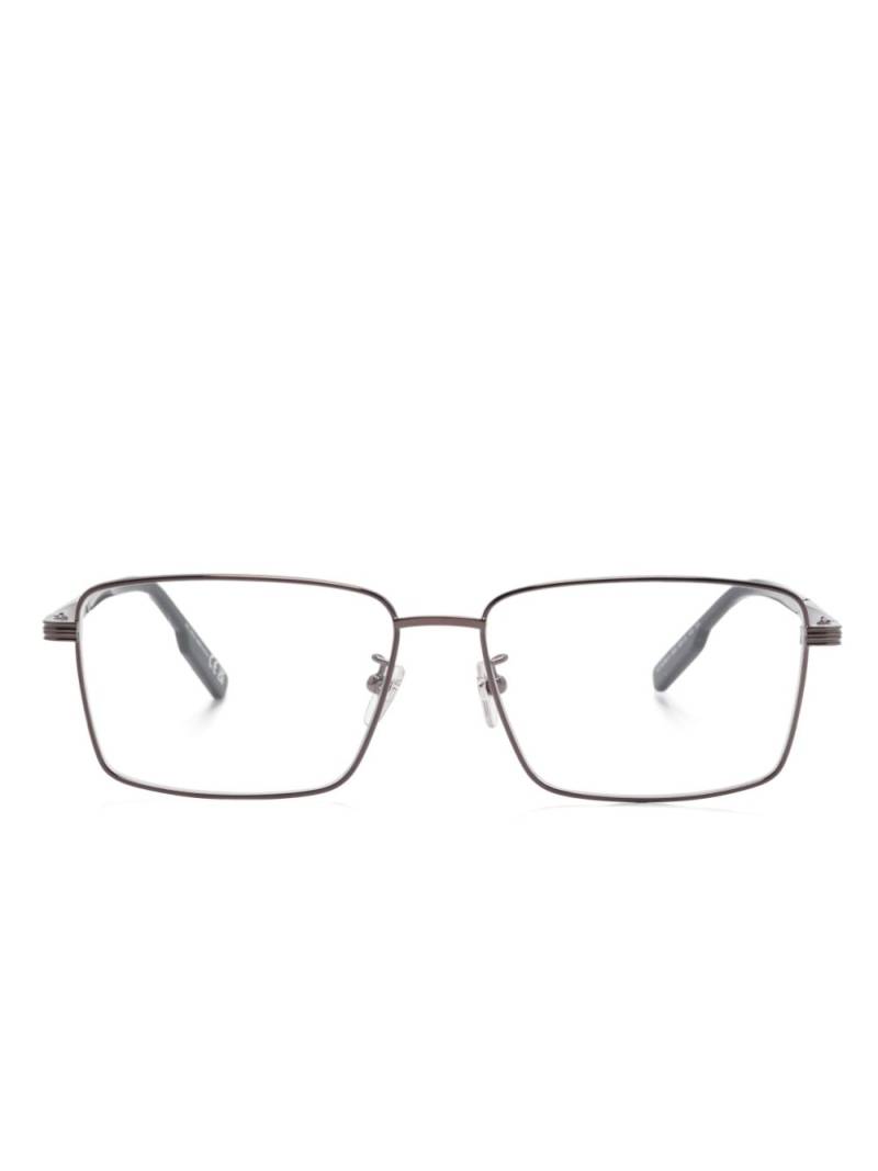 Zegna rectangle-frame glasses - Black von Zegna