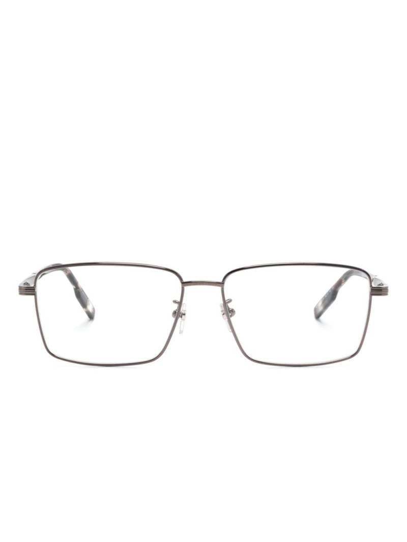 Zegna rectangle-frame glasses - Grey von Zegna