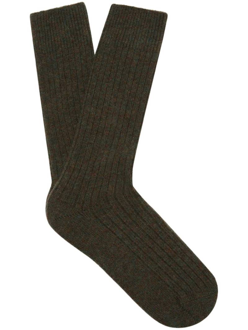 Zegna ribbed socks - Green von Zegna