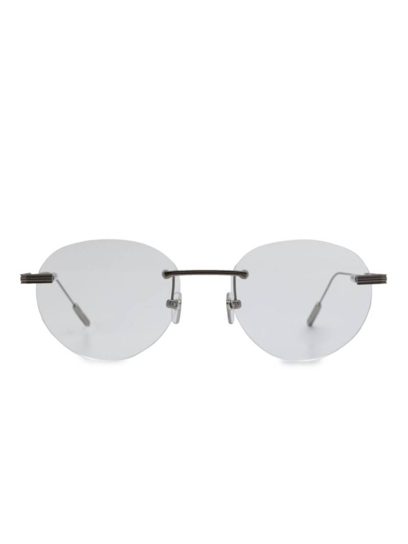 Zegna rimless round-frame glasses - Silver von Zegna