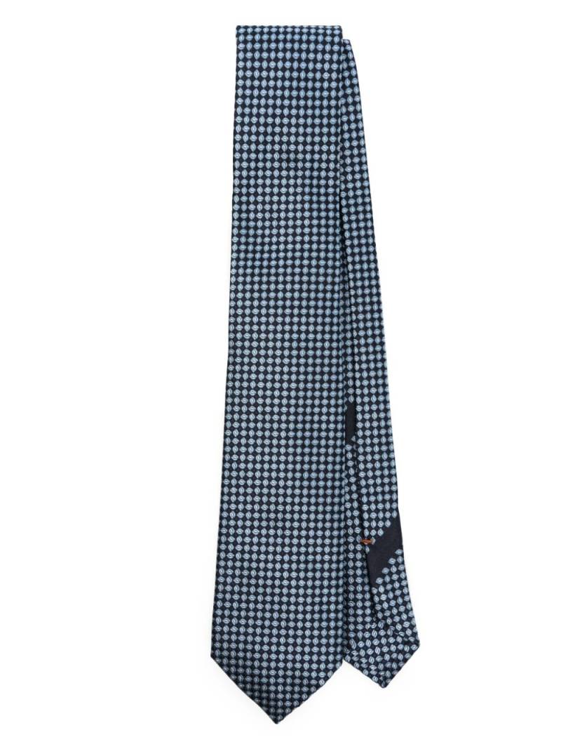 Zegna silk tie - Blue von Zegna