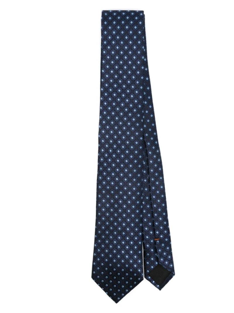 Zegna silk tie - Blue von Zegna