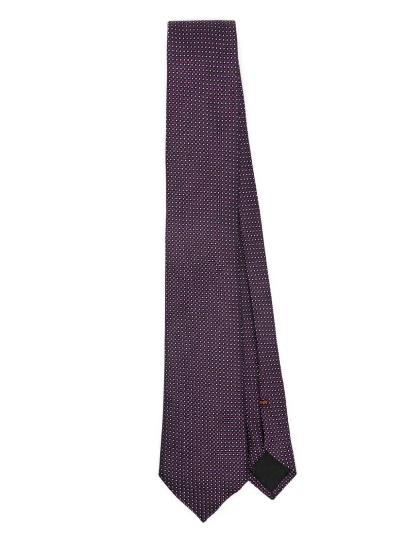 Zegna silk tie - Purple von Zegna