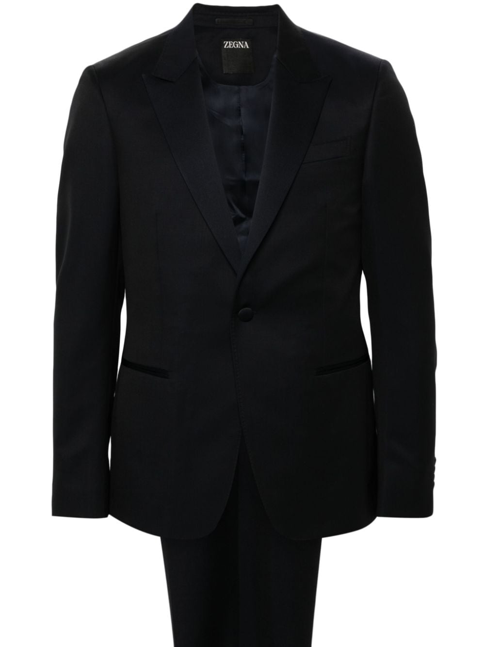 Zegna single-breasted suit - Blue von Zegna