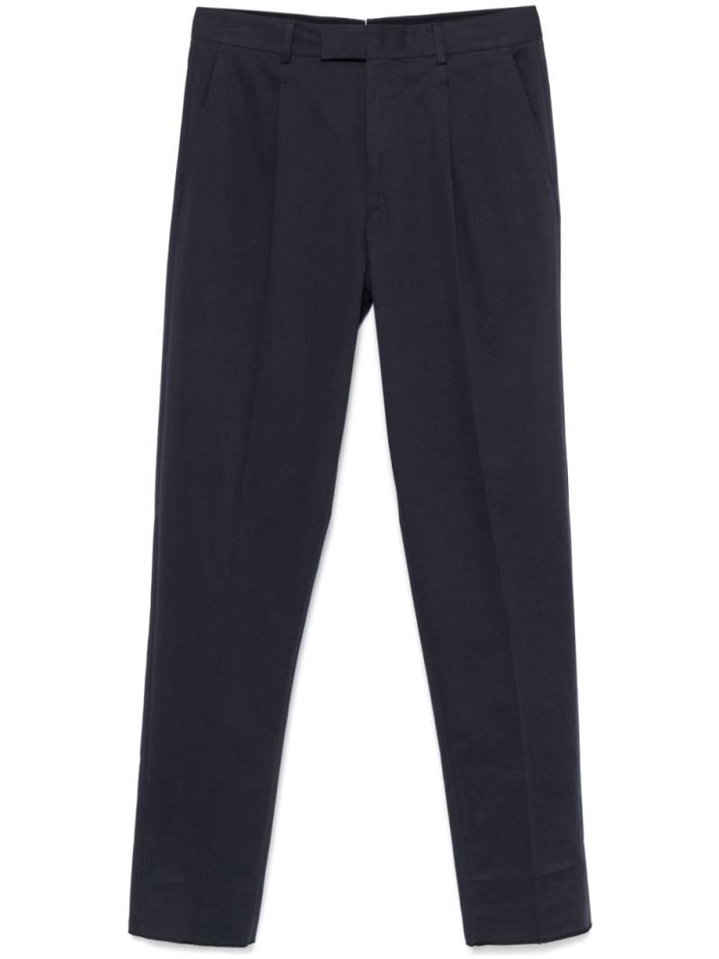 Zegna slim chino trousers - Blue von Zegna