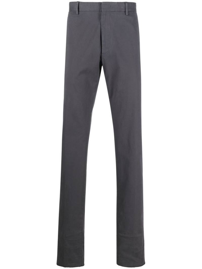 Zegna slim-cut tailored trousers - Grey von Zegna