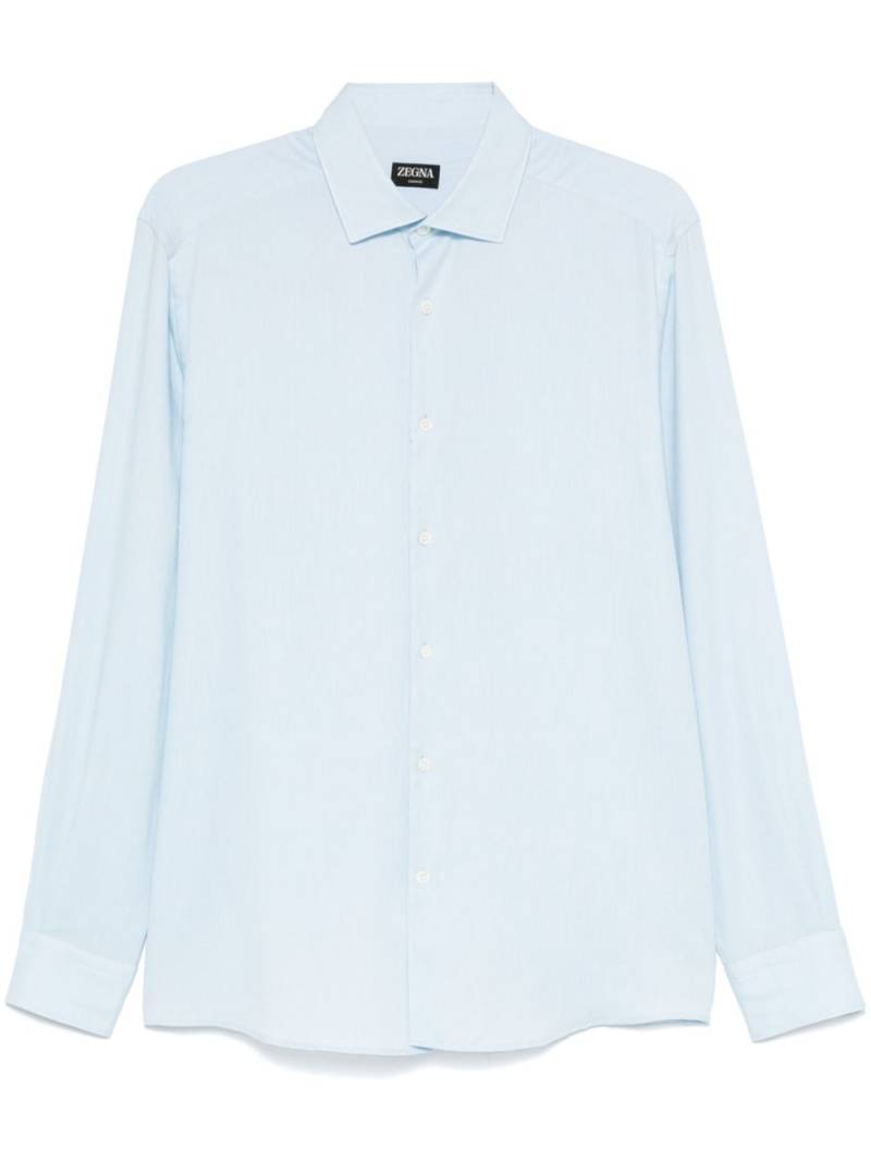 Zegna spread-collar shirt - Blue von Zegna