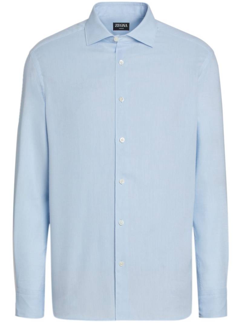 Zegna spread-collar shirt - Blue von Zegna