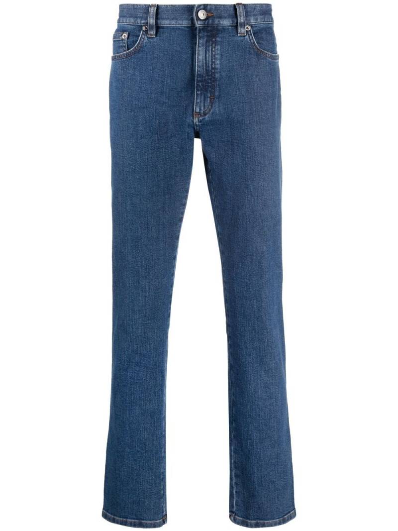 Zegna Roccia slim-fit jeans - Blue von Zegna