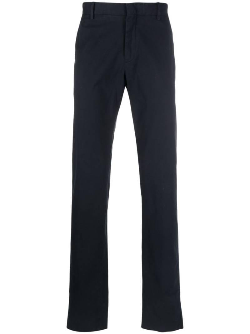 Zegna straight-leg stretch-cotton chinos - Blue von Zegna