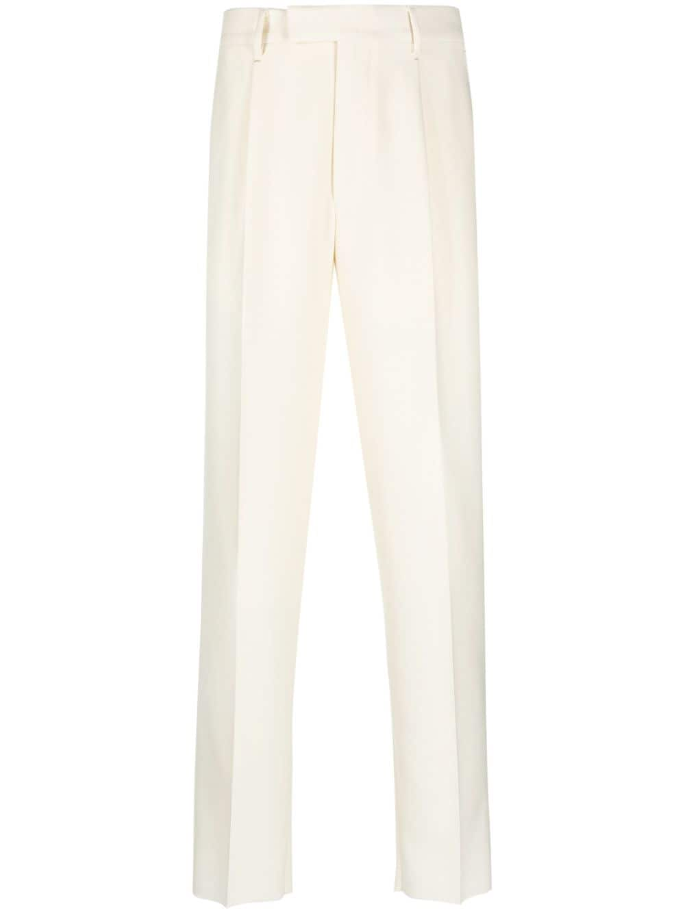 Zegna straight-leg wool trousers - Neutrals von Zegna