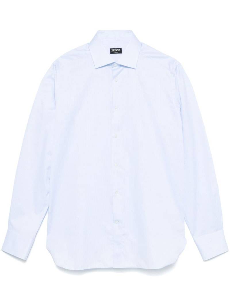 Zegna striped shirt - Blue von Zegna