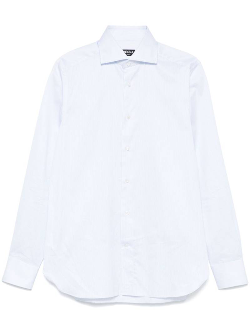 Zegna striped shirt - Blue von Zegna