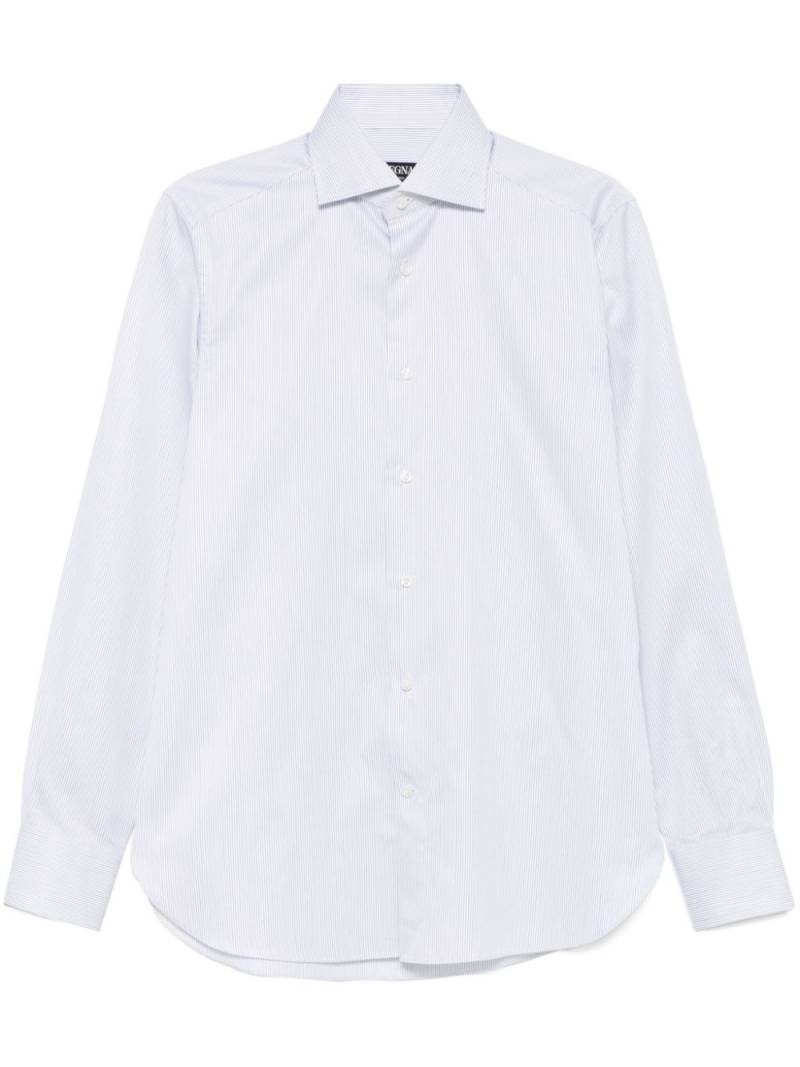 Zegna striped shirt - Blue von Zegna