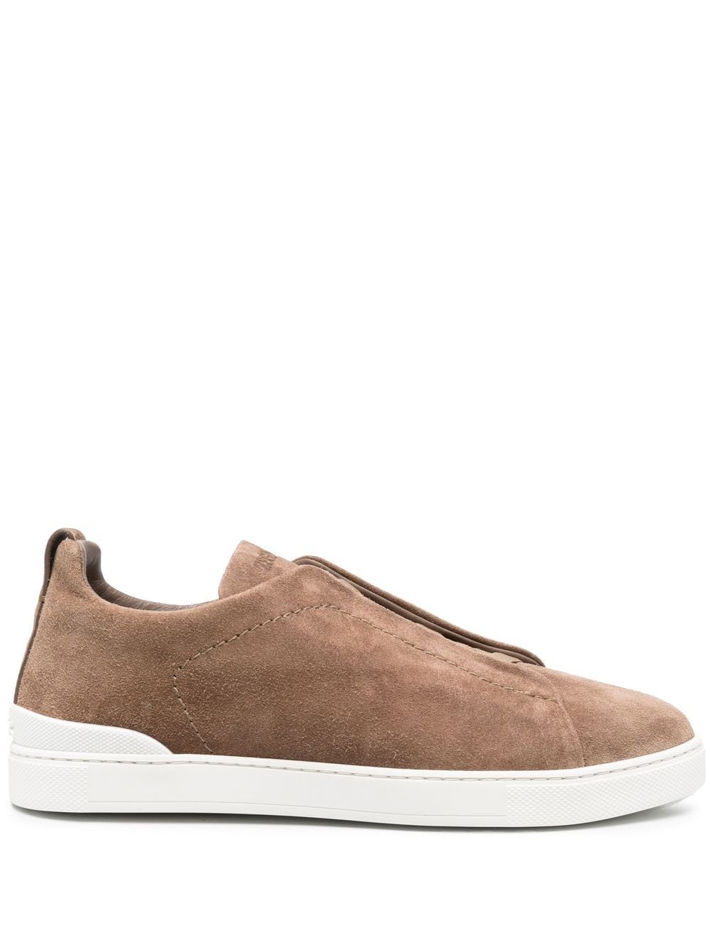 Zegna slip-on suede sneakers - Neutrals von Zegna