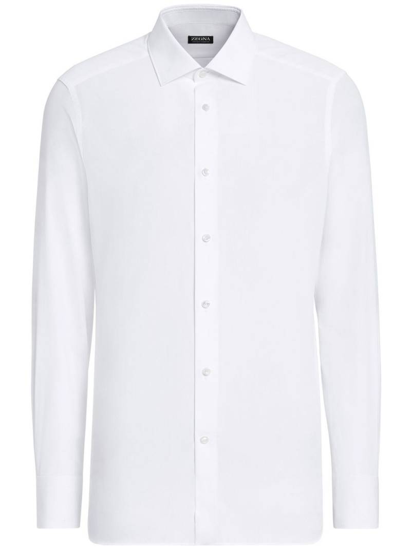 Zegna Trofeo cotton shirt - White von Zegna