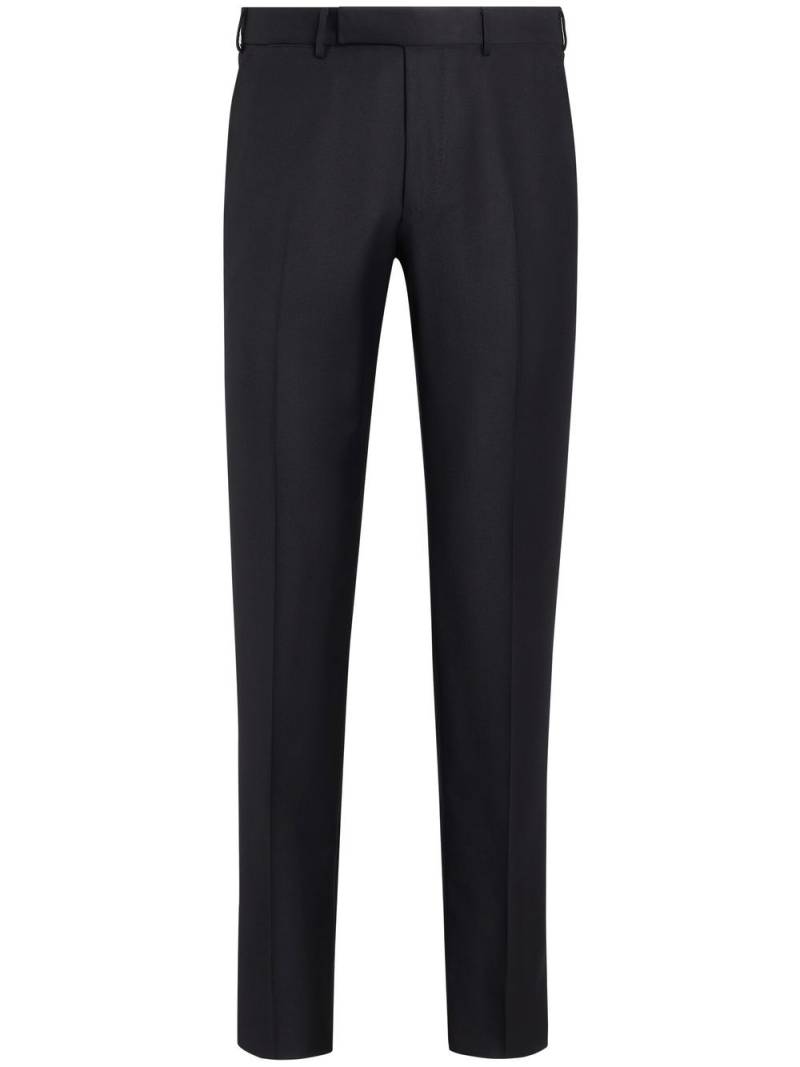 Zegna Trofeo tailored wool trousers - Black von Zegna