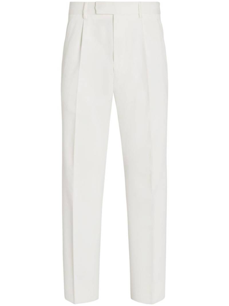 Zegna pleated trousers - White von Zegna