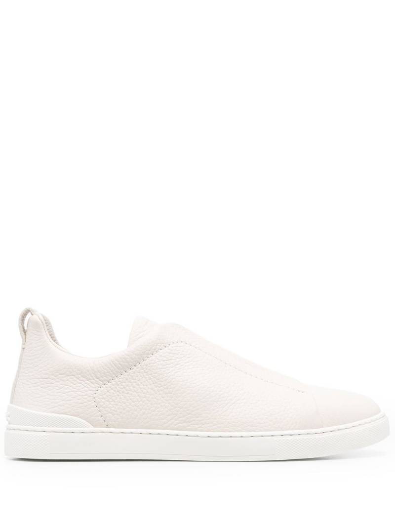 Zegna Triple Stitch low-top sneakers - Neutrals von Zegna