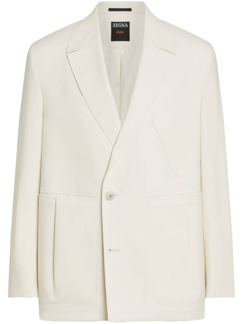 Zegna wool blazer - Neutrals von Zegna