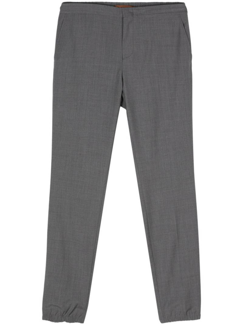 Zegna wool tapered trousers - Grey von Zegna