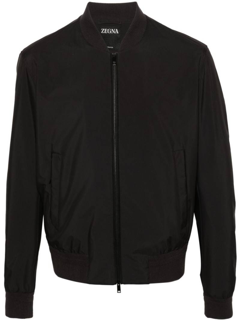 Zegna zip-up bomber jacket - Black von Zegna