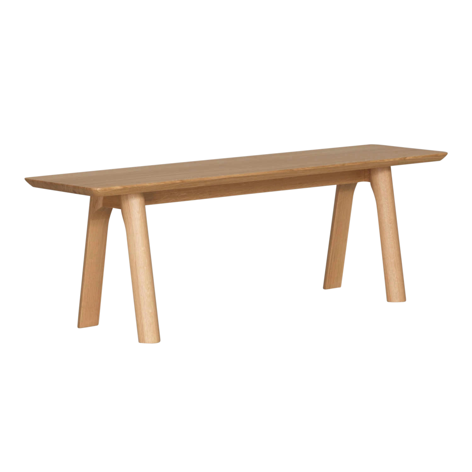 Rail Bench Bank , Holz esche weiss geölt, Länge l. 140 cm von Zeitraum