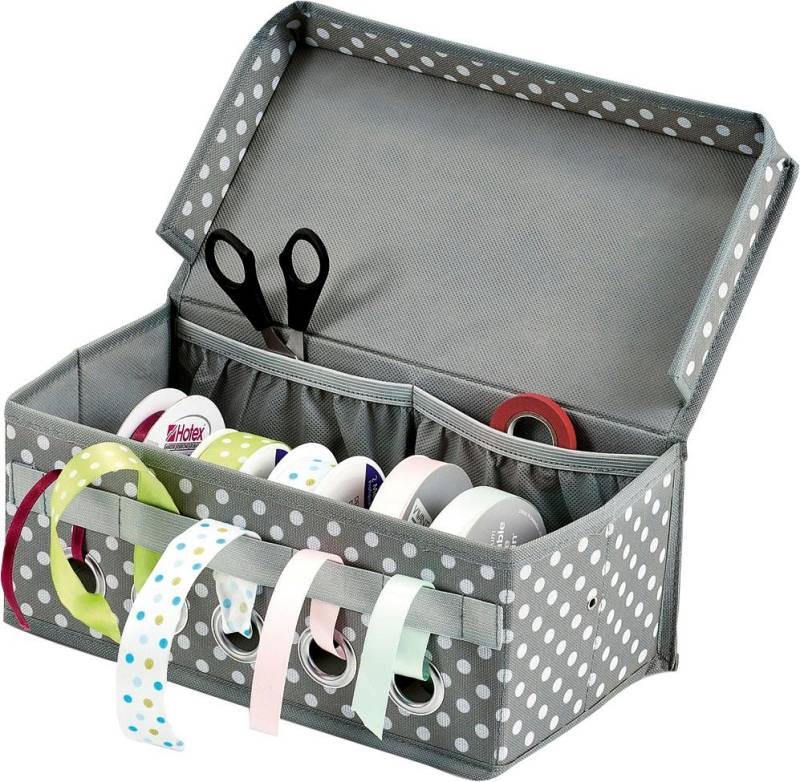 Zeller Present Aufbewahrungsbox, (Geschenkband-Organizer, aus Polyester Zeller Present Aufbewahrungsbox, (Geschenkband-Organizer, aus Polyester von Zeller Present