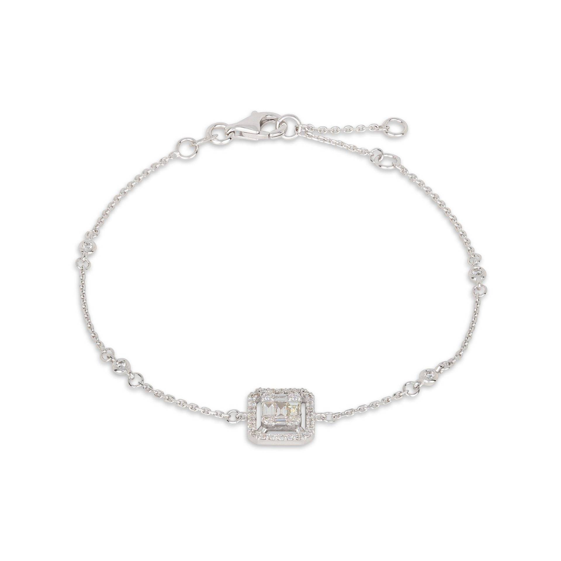 ZEN DIAMOND Armband Damen Weissgold  57 von Zen Diamond