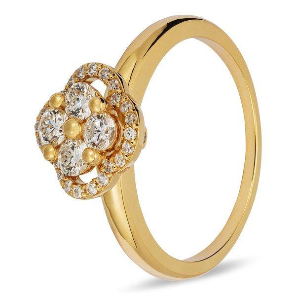 ZEN DIAMOND Ring Damen Gelbgold 54 von Zen Diamond