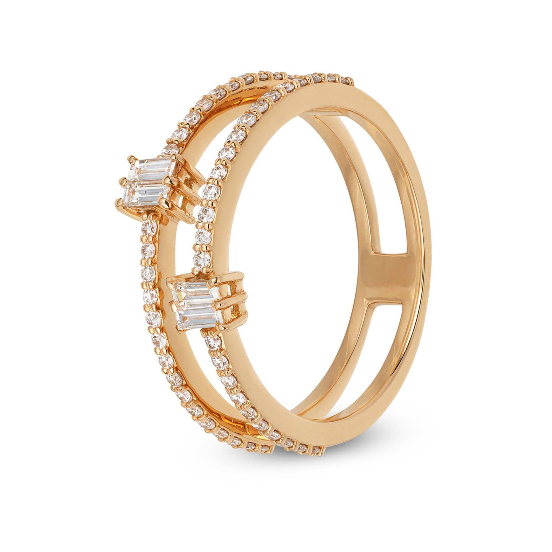 ZEN DIAMOND Ring Mit Diamant Damen Roségold  52 von Zen Diamond