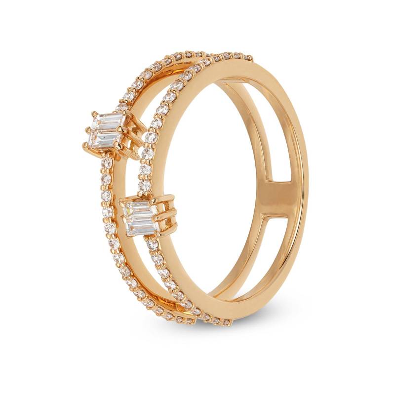 ZEN DIAMOND Ring Mit Diamant Damen Roségold  54 von Zen Diamond