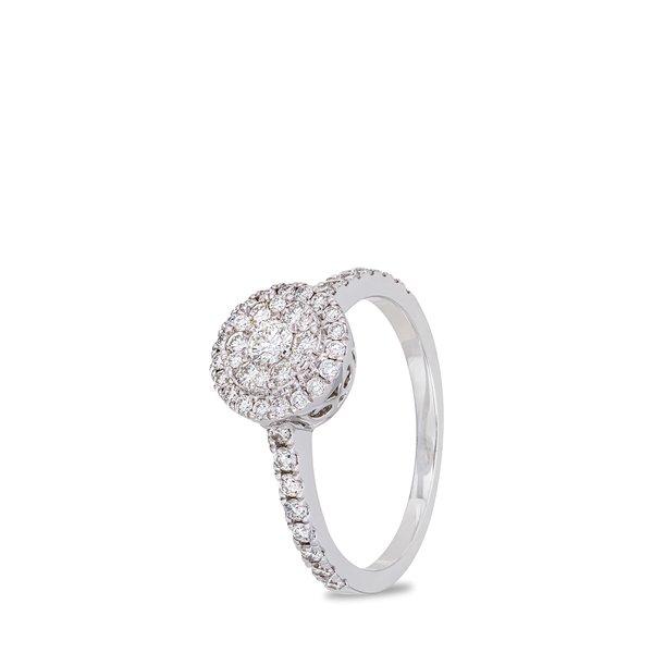 ZEN DIAMOND Ring Mit Diamant Damen Weissgold  52 von Zen Diamond