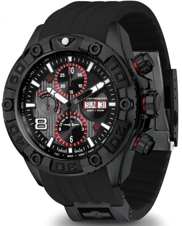 Zeno-Watch 4535-TVDD-bk-h1 Oceania Sport Chronograph Automatik Herren von Zeno Watch Basel