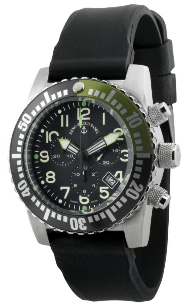 Zeno-Watch Basel Airplane Diver Chronograph 6349Q-Chrono-a1-8 Herren von Zeno Watch Basel