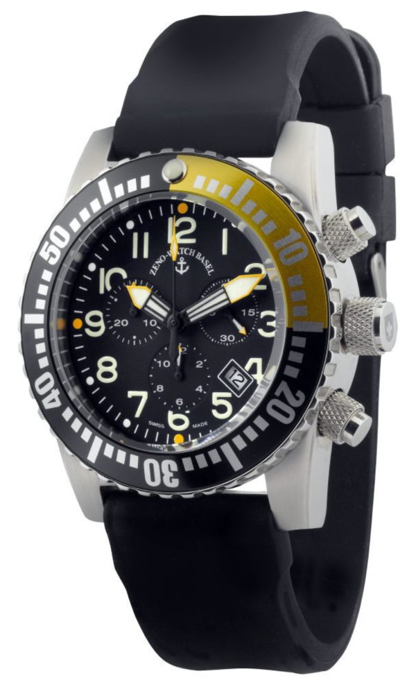 Zeno-Watch Basel Airplane Diver Quartz Chronograph 6349Q-Chrono-a1-9 Herren von Zeno Watch Basel