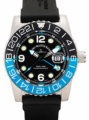 Zeno-Watch Basel Airplane Diver Quartz GMT 6349Q-GMT-a1-4 Herren von Zeno Watch Basel